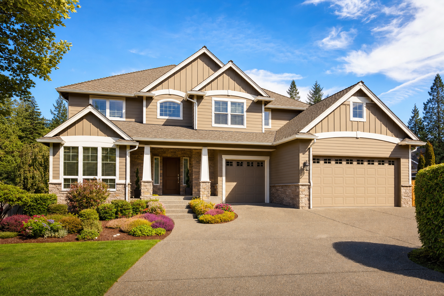 Exterior pressure washing service